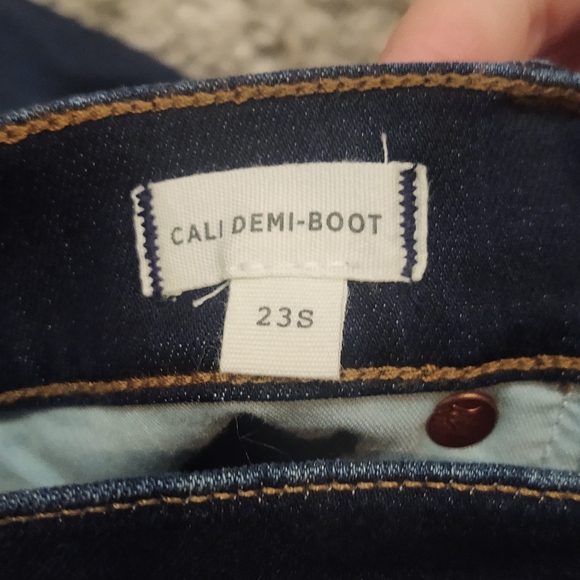 Madewell Boho Cali Demi-Boot Leg Flare Jeans 23S - Picture 4 of 6